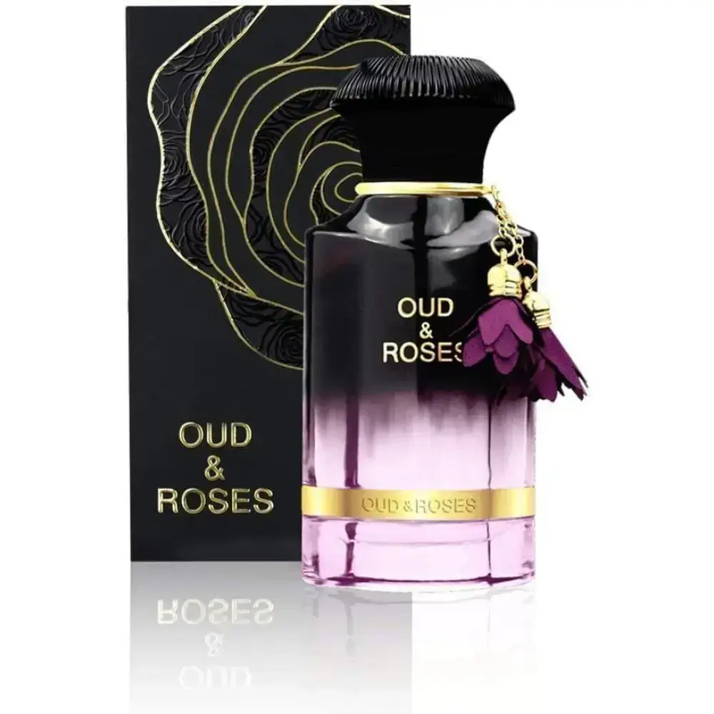 Ahmed Al Maghribi Perfumes Oud and Roses Eau de Parfum 60 ml